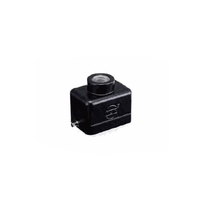 Capot 6B, Aluminium moulé sous pression, acier inoxydable, IP67, Sortie verticale, M32